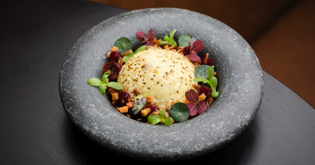 Beetroot dish at Aulis London